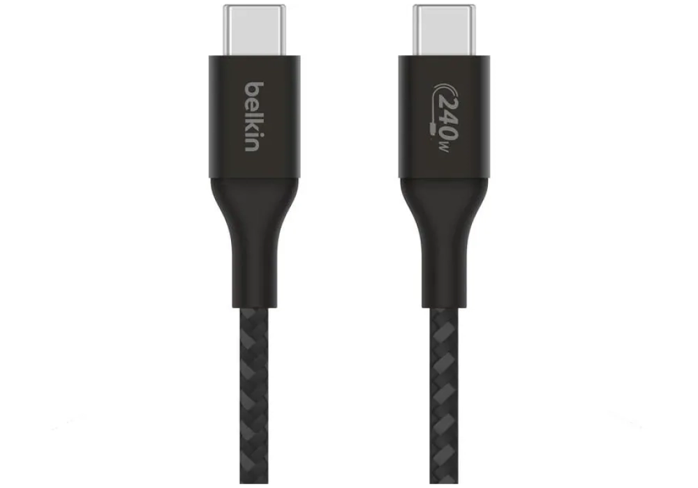 Belkin Câble USB BoostCharge 240W USB C - USB C 1 m noir