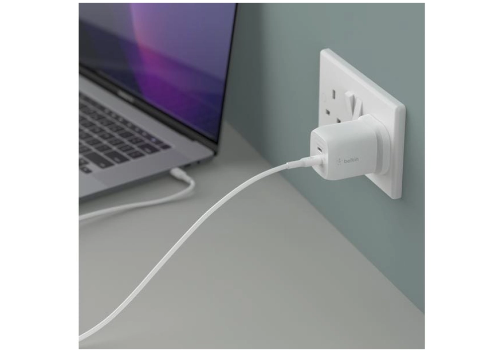 Belkin Chargeur Dual USB-C GaN PD 65W