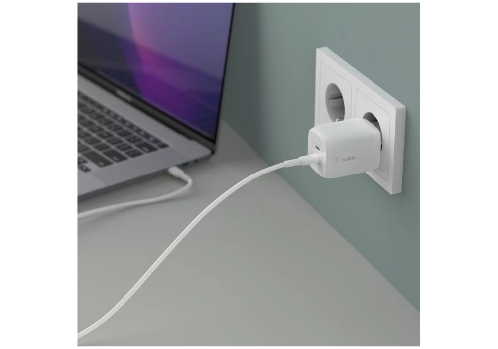 Belkin Chargeur Dual USB-C GaN PD 65W