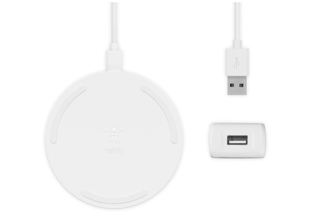 Belkin Chargeur sans fil Boost Charge 10W (Blanc)