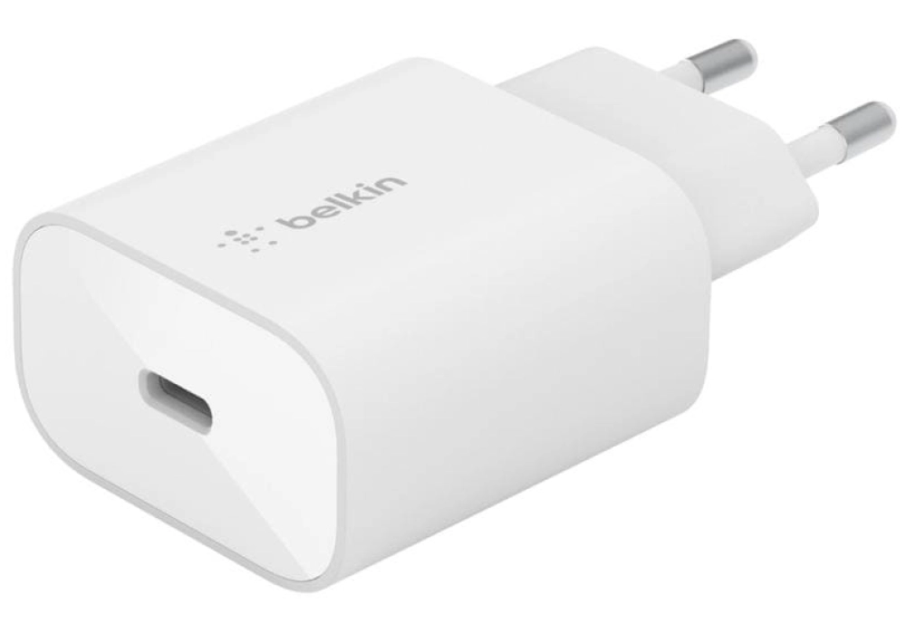 Belkin Chargeur secteur USB-C PD 3.0 PPS (25 W) avec câble USB-C vers Lightning