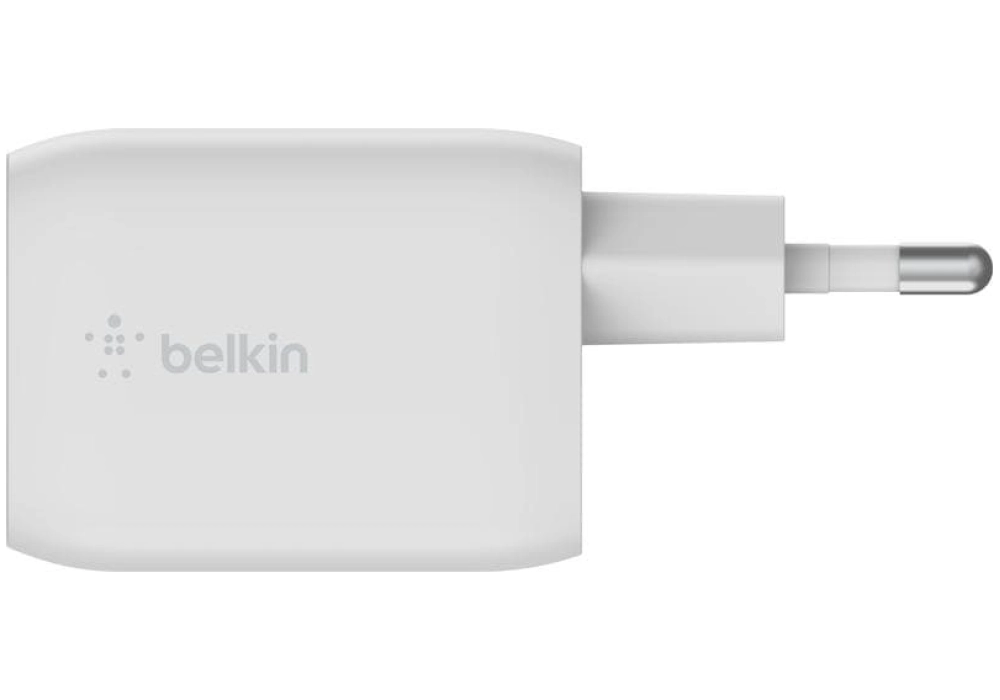 Belkin Chargeur USB Dual USB-C GaN PD 65W + câble USB-C