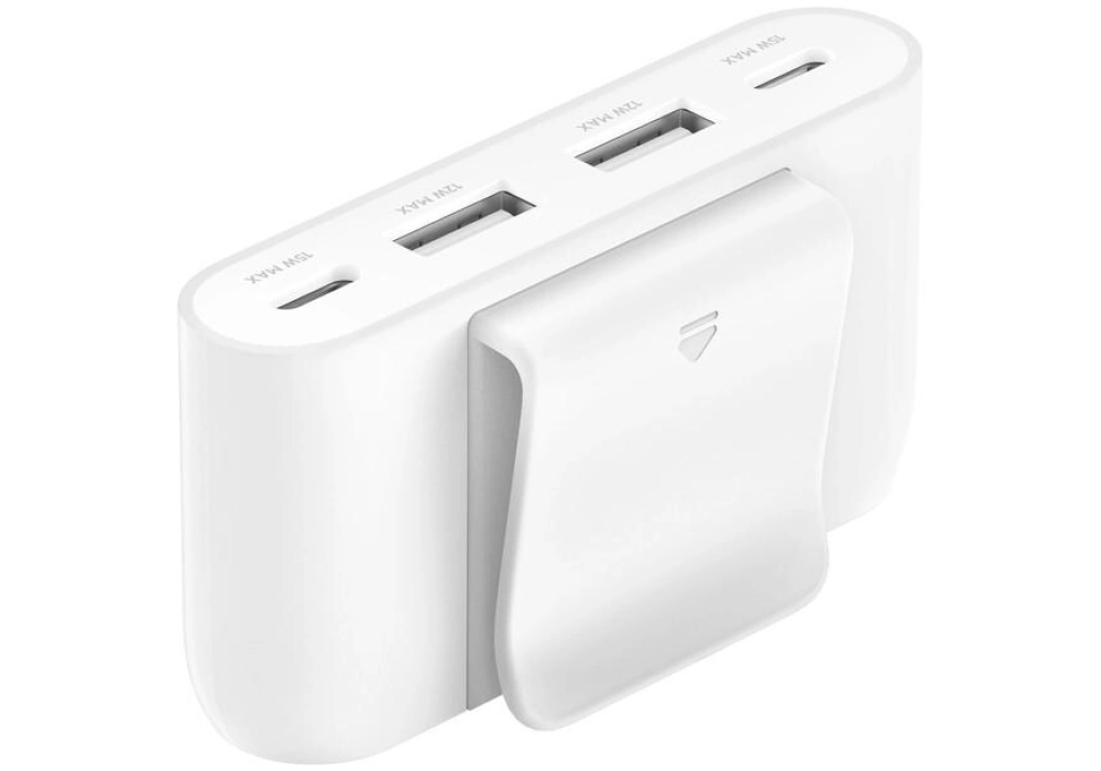 Belkin Hub de charge 4-Port USB blanc