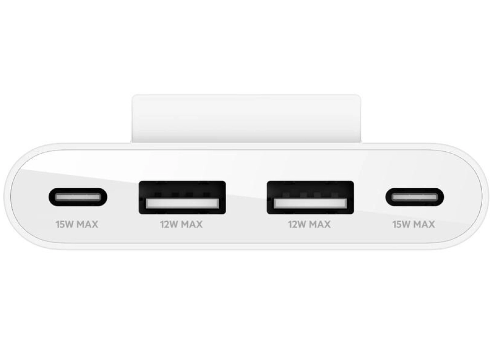 Belkin Hub de charge 4-Port USB blanc