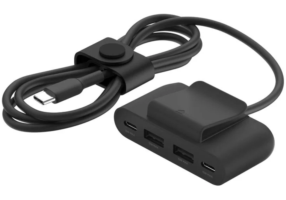 Belkin Hub de charge 4 Ports USB Noir