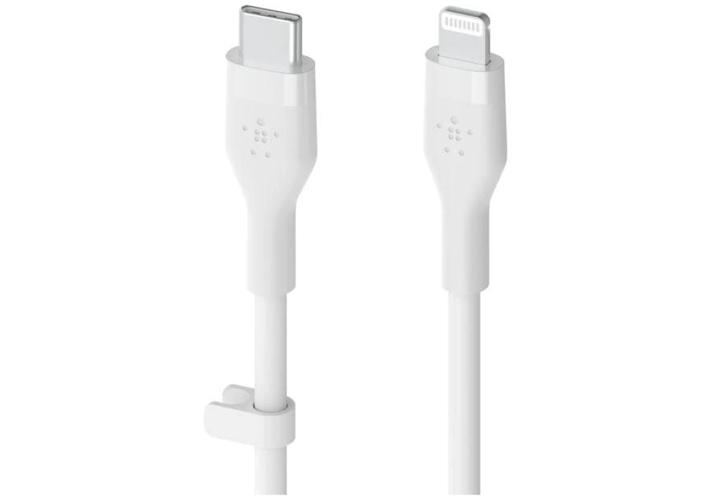 Belkin USB Boost Charge Flex USB C - Lightning (Blanc) - 2 m