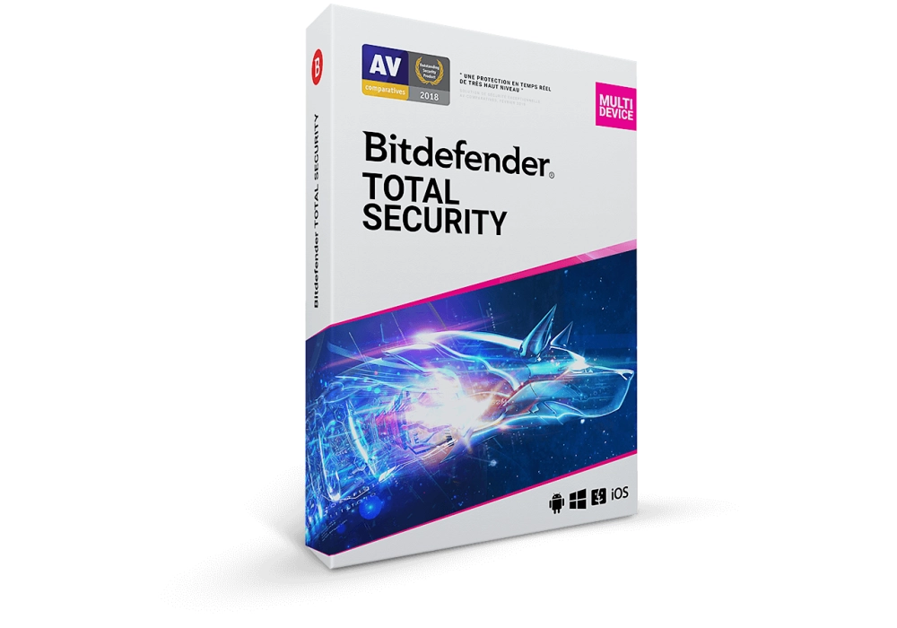 Bitdefender Total Security & VPN Premium - (3 ans 10 PC)