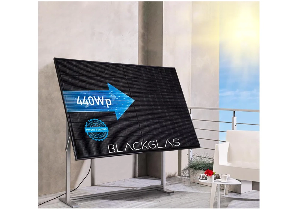 BLACKGLAS Installation solaire ECOsurface 440 Wp