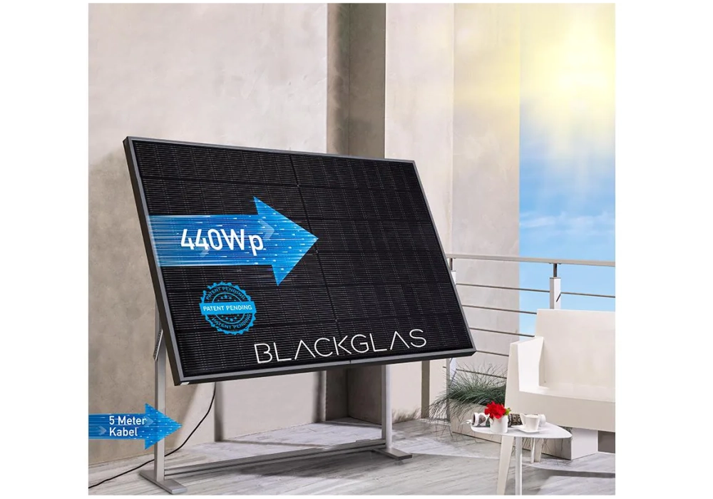 BLACKGLAS Installation solaire ECOtablet 440 W