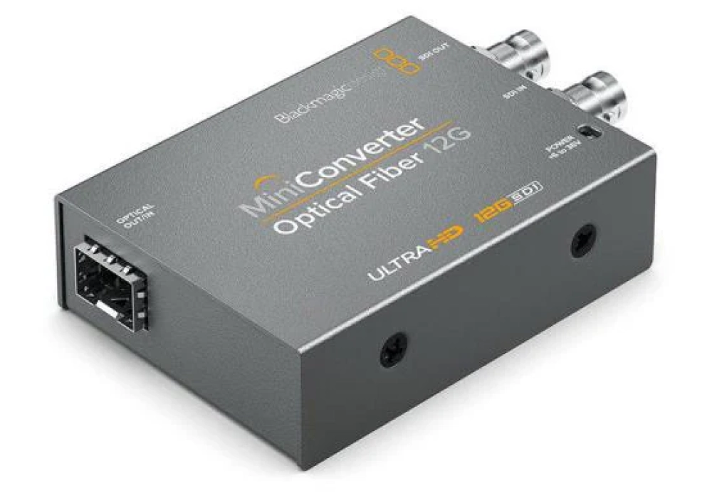 Blackmagic Design Micro Convertisseur Optical Fiber 12G