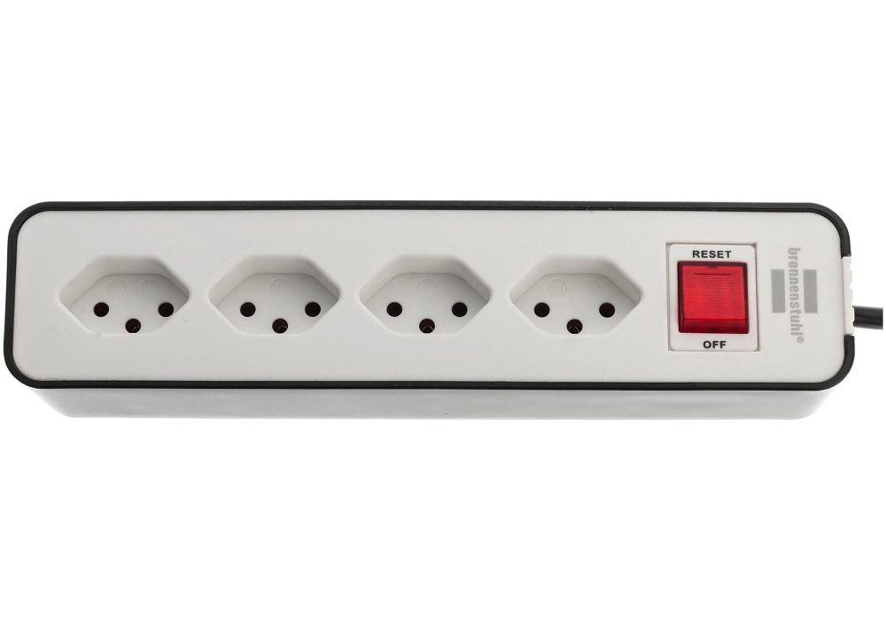 Brennenstuhl Power Strip Ecolor (White) - 4 x T13 - 1.50 m