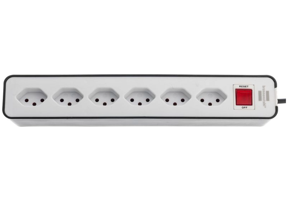 Brennenstuhl Power Strip Ecolor (White) - 6 x T13 - 1.50 m