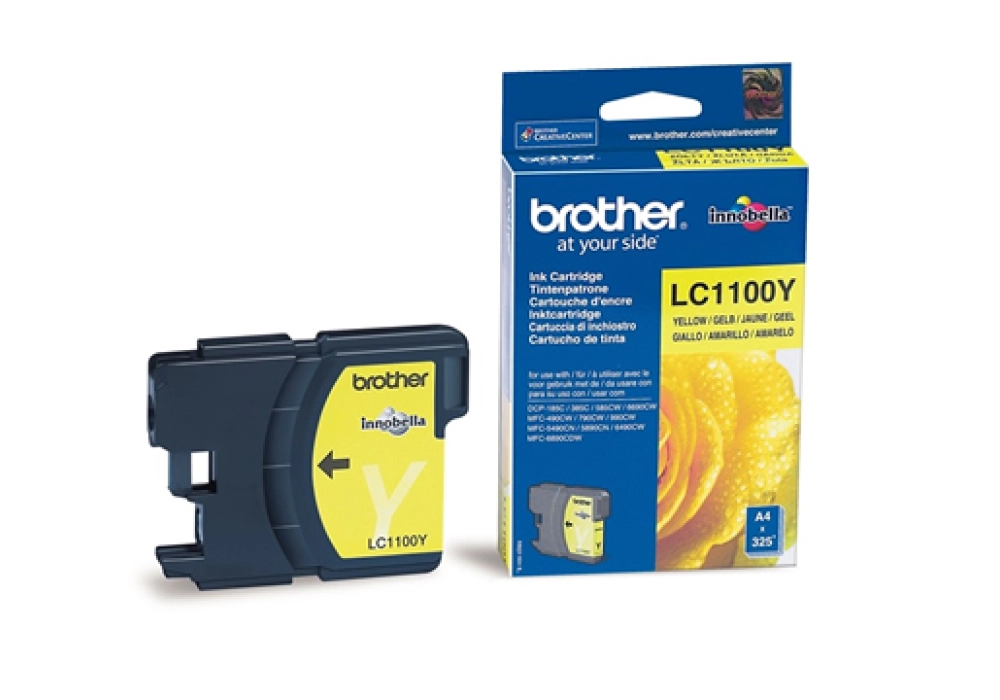 Brother Inkjet Cartridge LC-1100HYY - Yellow