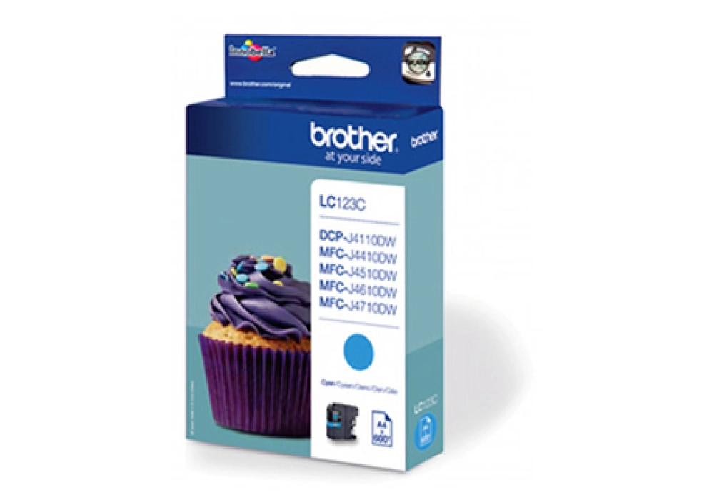 Brother Inkjet Cartridge LC-123C - Cyan