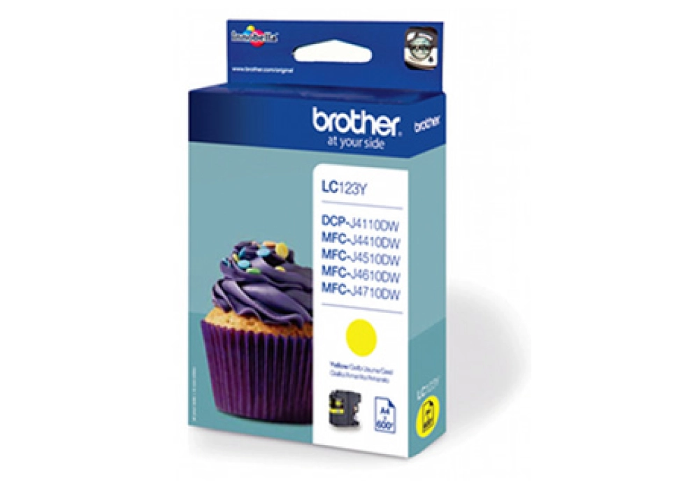 Brother Inkjet Cartridge LC-123Y - Yellow