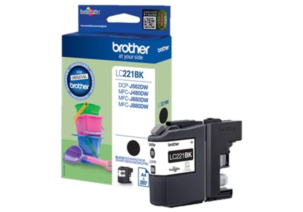 Brother Inkjet Cartridge LC-221BK - Black