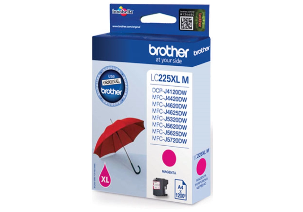 Brother Inkjet Cartridge LC-225XLM - Magenta