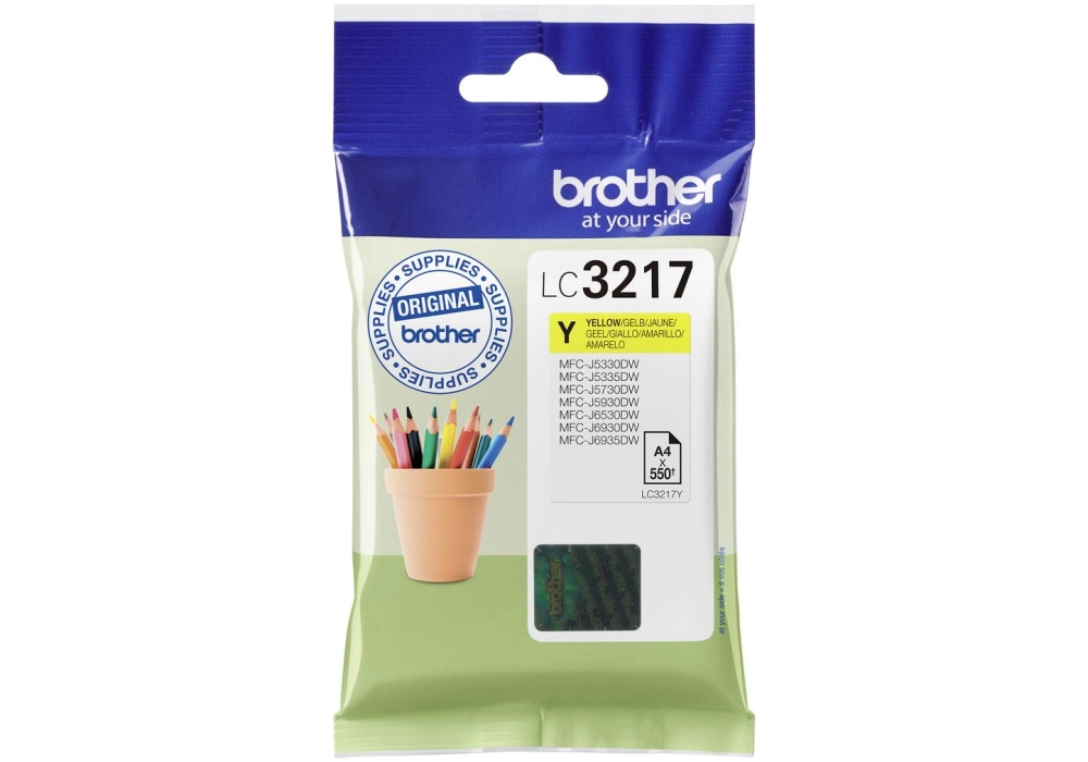 Brother Inkjet Cartridge LC-3217Y - Yellow