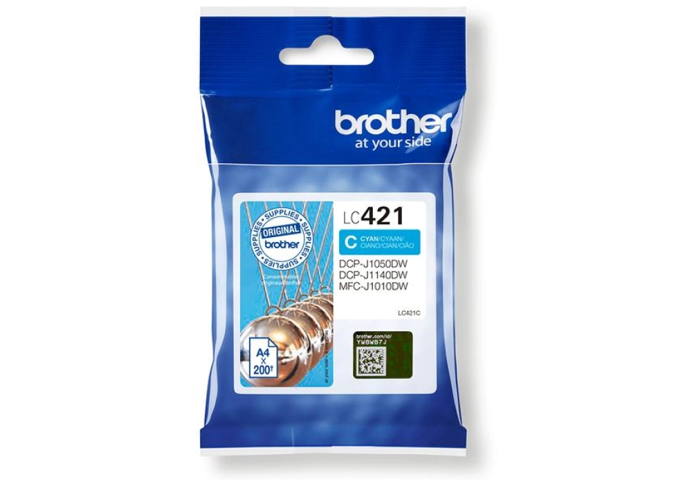 Brother Inkjet Cartridge LC-421C - Cyan