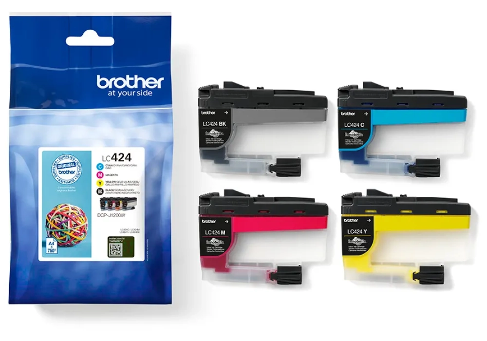 Brother Inkjet Cartridge LC-424VAL - CMYBK Value Pack