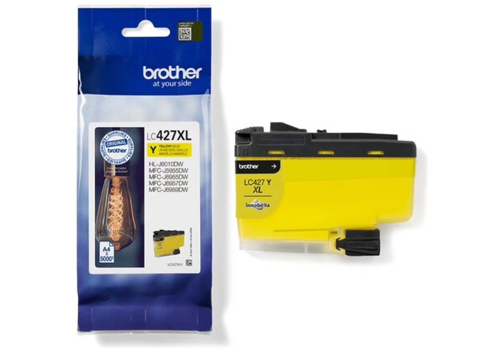 Brother Inkjet Cartridge LC-427XLY - Jaune