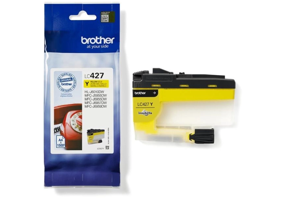 Brother Inkjet Cartridge LC-427Y - Jaune