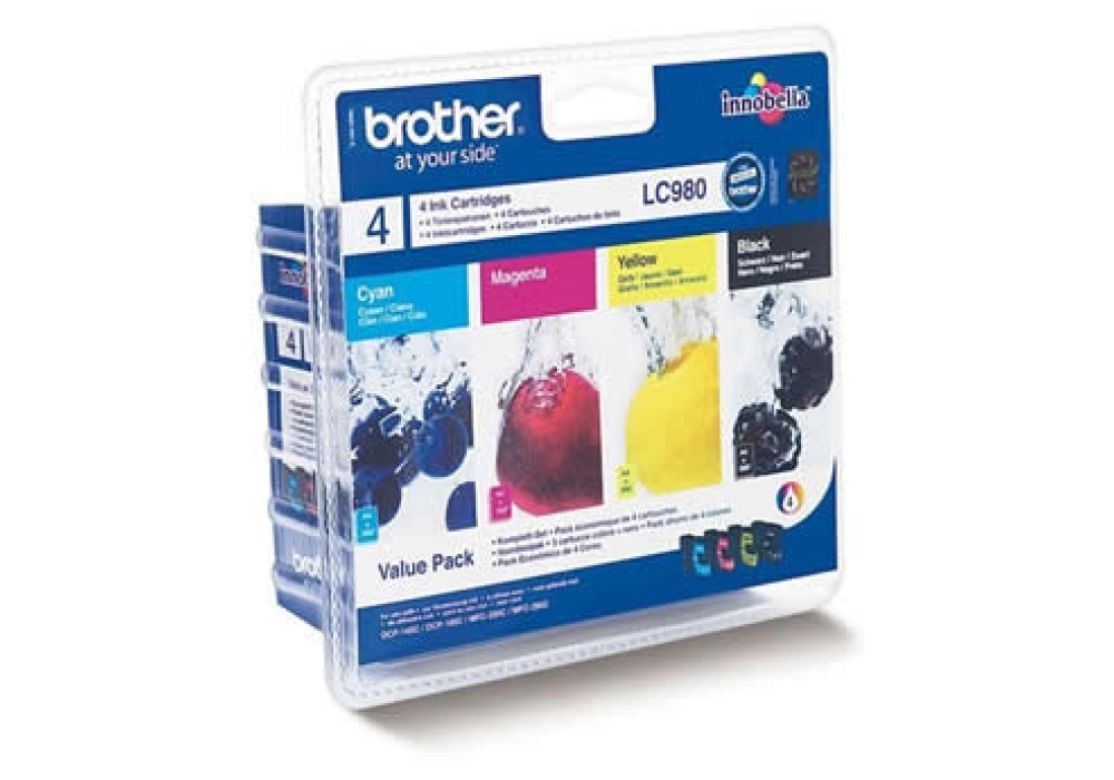 Brother Inkjet Cartridge LC-980VALBP - Value Pack