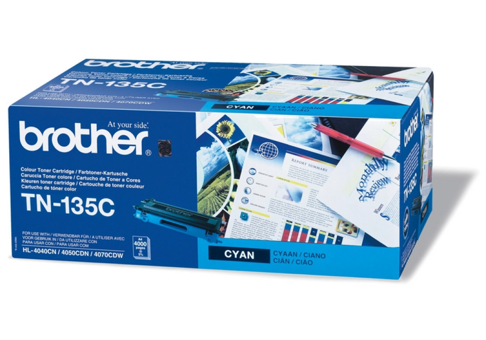 Brother Toner Cartridge - TN-135C - Cyan High Capacity