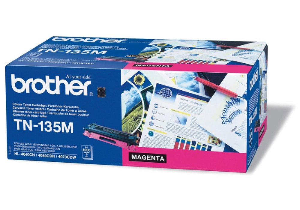 Brother Toner Cartridge - TN-135M - Magenta High Capacity