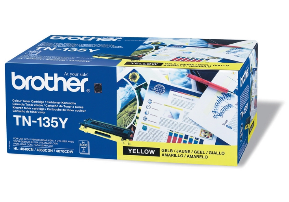 Brother Toner Cartridge - TN-135Y - Yellow High Capacity