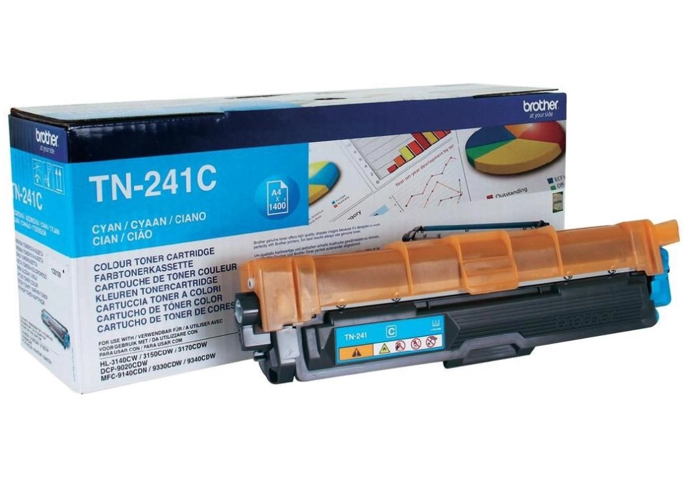 Brother Toner Cartridge - TN-241C - Cyan