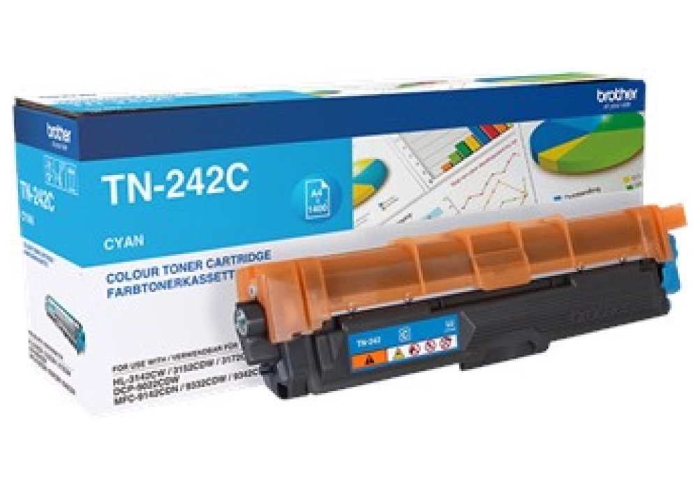 Brother Toner Cartridge - TN-242C - Cyan