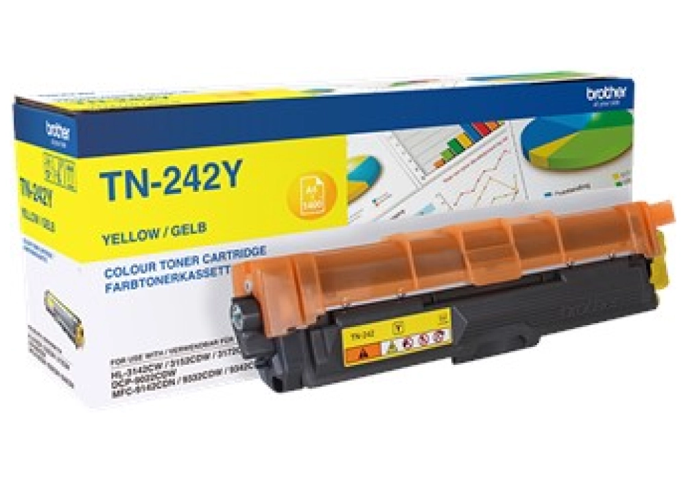 Brother Toner Cartridge - TN-242Y - Yellow