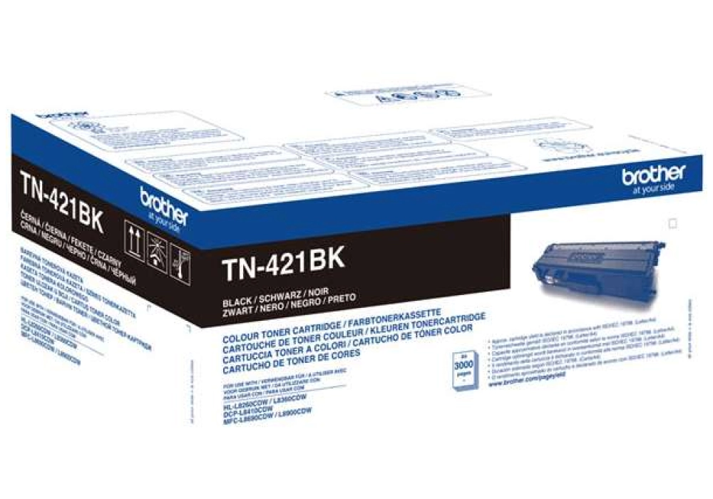 Brother Toner Cartridge - TN-421BK - Black