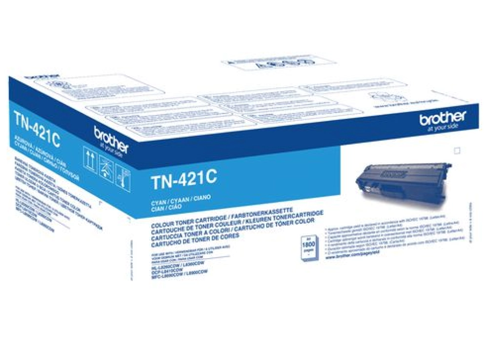 Brother Toner Cartridge - TN-421C - Cyan 