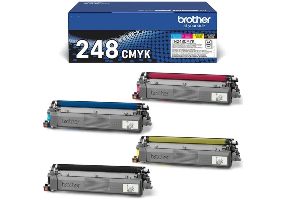 Brother Toner TN-248 VAL noir/Cyan/Magenta/Yellow