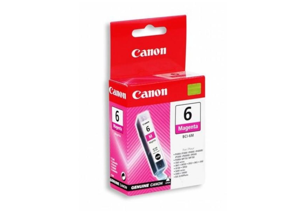 Canon Inkjet Cartridge BCI-6M - Magenta (13ml)