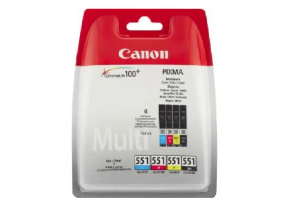 Canon Inkjet Cartridge CLI-551C/M/Y/BK