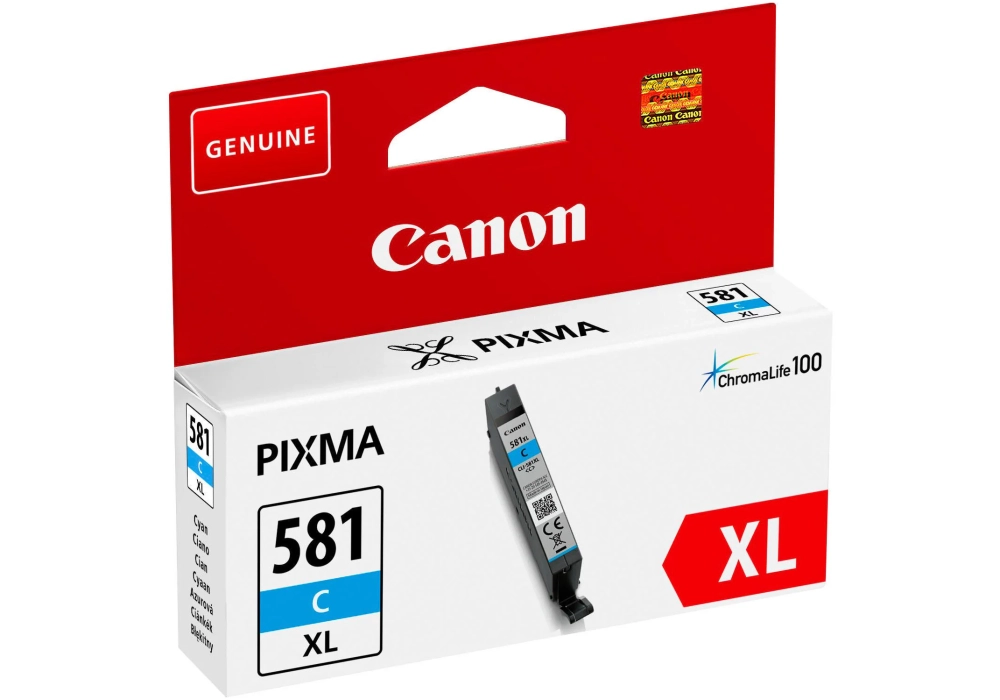 Canon Inkjet Cartridge CLI-581XL Ink BK/C/M/Y  