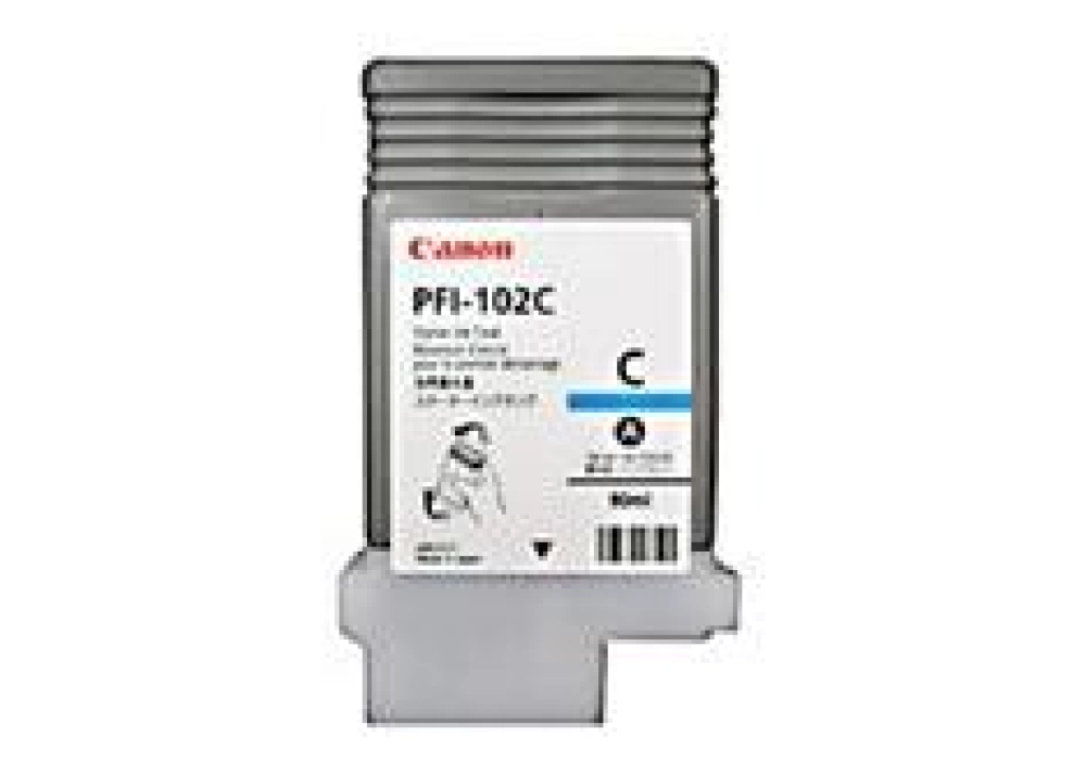 Canon Inkjet Cartridge PFI-102C (Cyan)