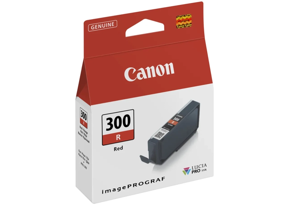 Canon Inkjet Cartridge PFI-300R (Red)