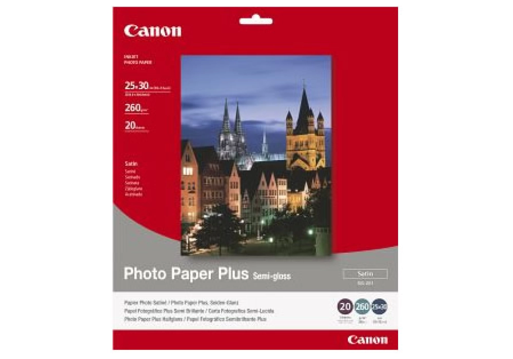 Canon Photo Paper Plus Semi-Gloss SG-201 (20x25cm)