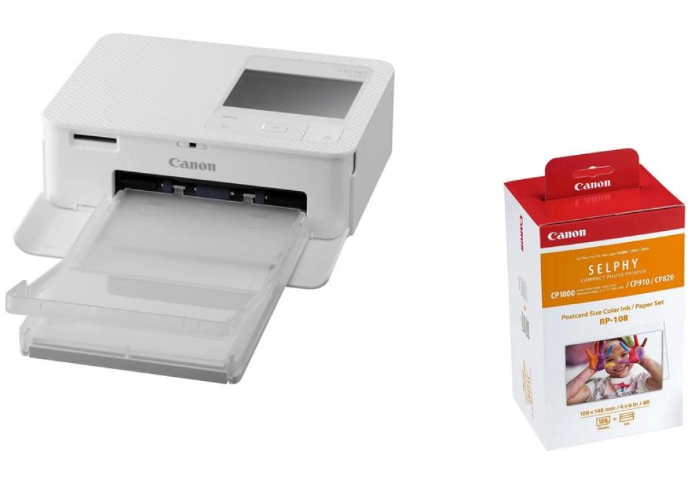 Canon Selphy CP1500 Blanc papier et encre inclus