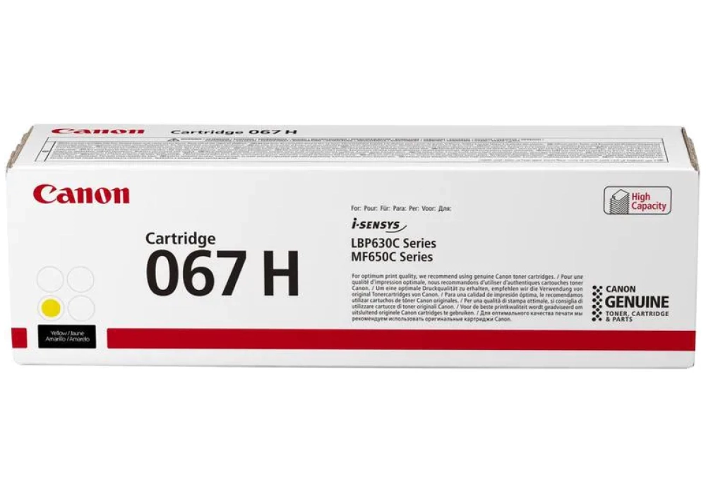 Canon Toner 067H - Jaune