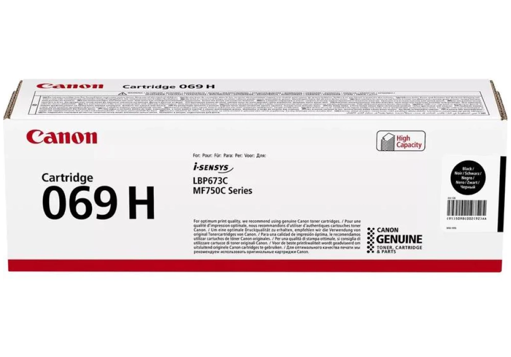 Canon Toner 069H - Noir