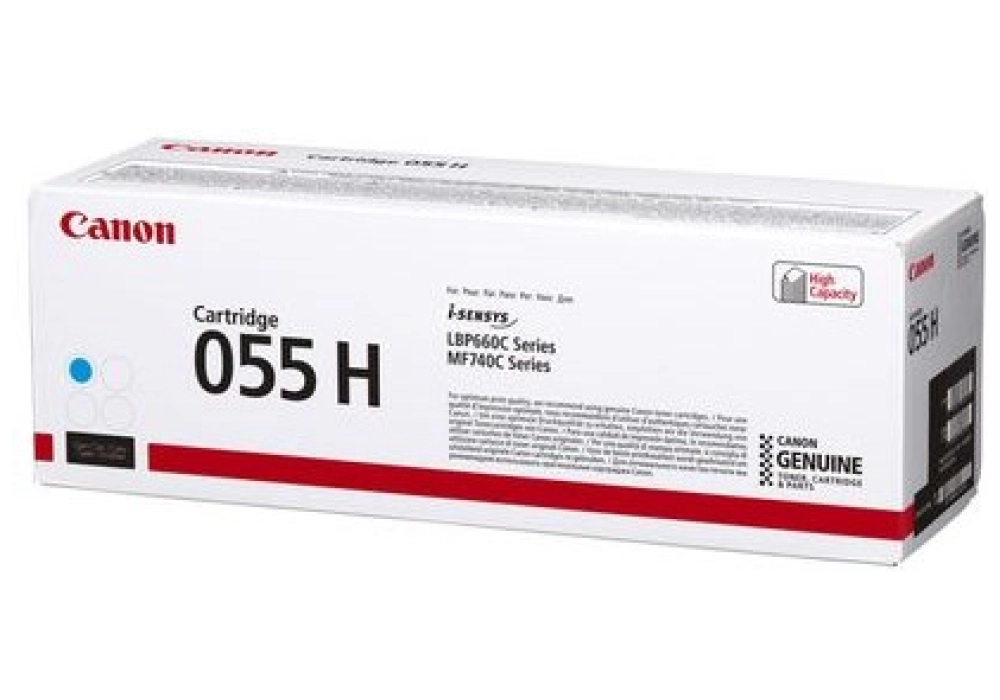 Canon Toner Cartridge - 055H - Cyan