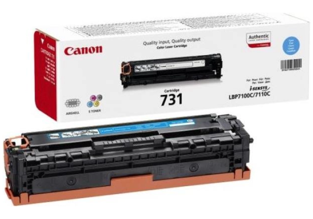 Canon Toner Cartridge - 731C - Cyan