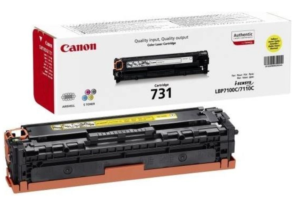 Canon Toner Cartridge - 731Y - Yellow