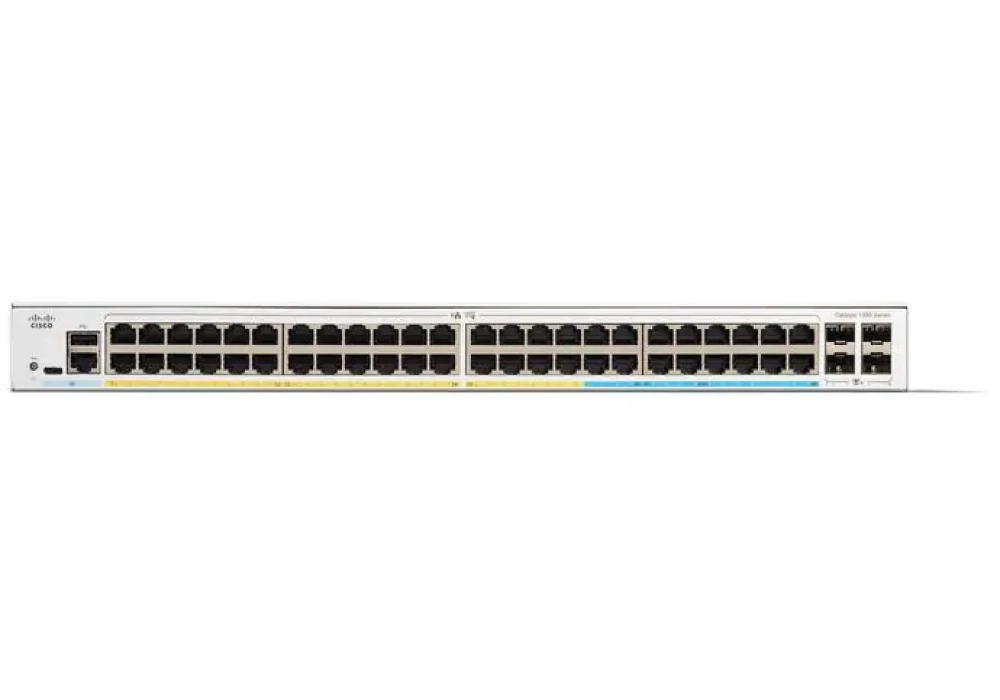 Cisco PoE+ Switch Catalyst C1300-48FP-4X 52 ports