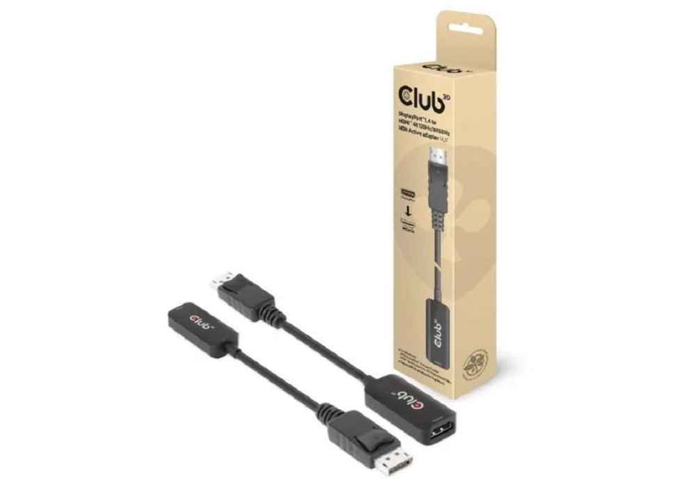 Club 3D Adaptateur CAC-1088 DisplayPort - HDMI